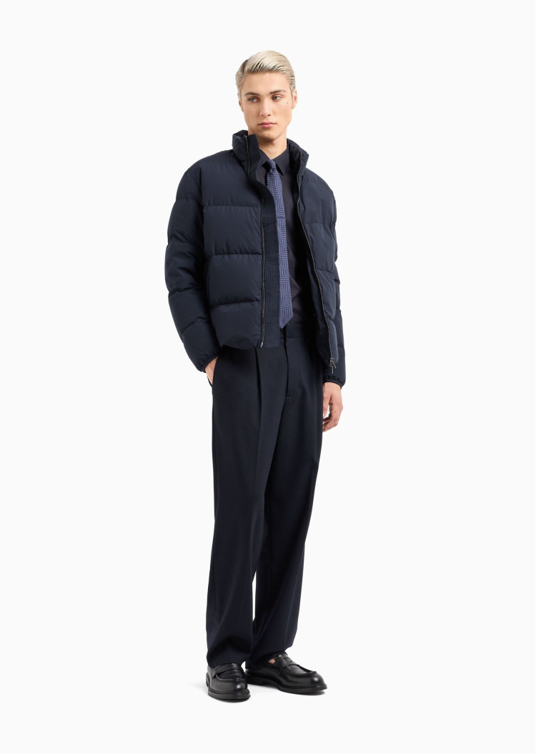 Сорочка деловая Slim Fit для мужчин (477597), цвет Синий - №3