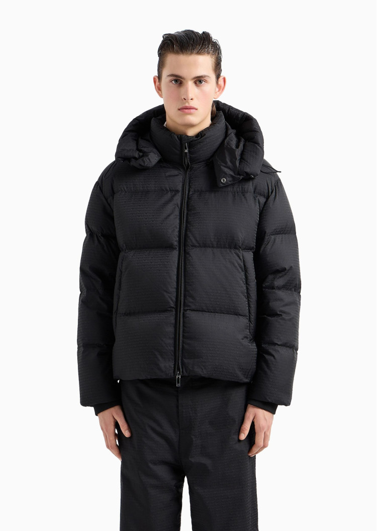 Пуховик Regular Fit для чоловіків (477603), колір Чорний - №2