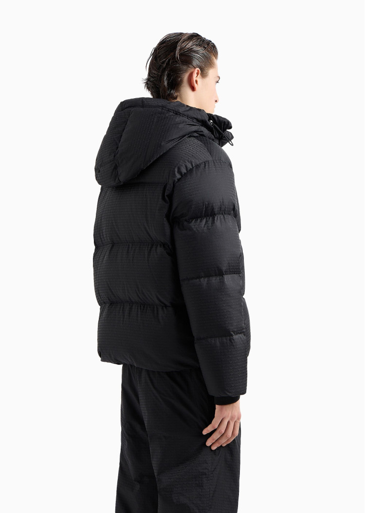 Пуховик Regular fit для чоловіків (477603), колір Чорний - №4
