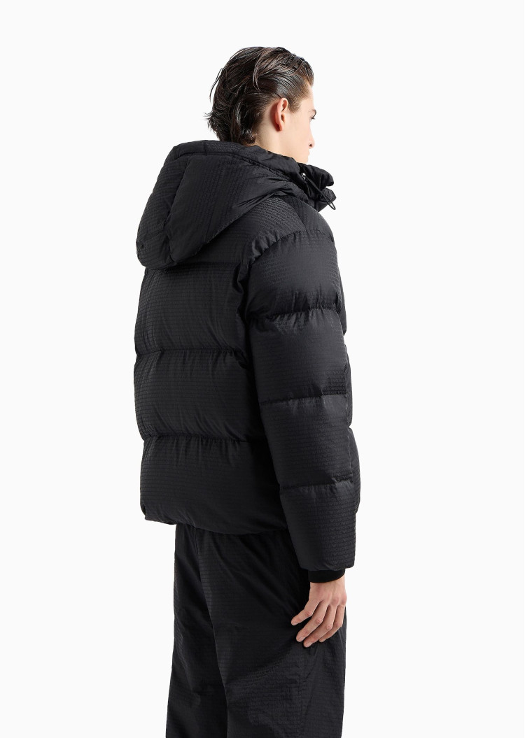 Пуховик Regular Fit для чоловіків (477603), колір Чорний - №4