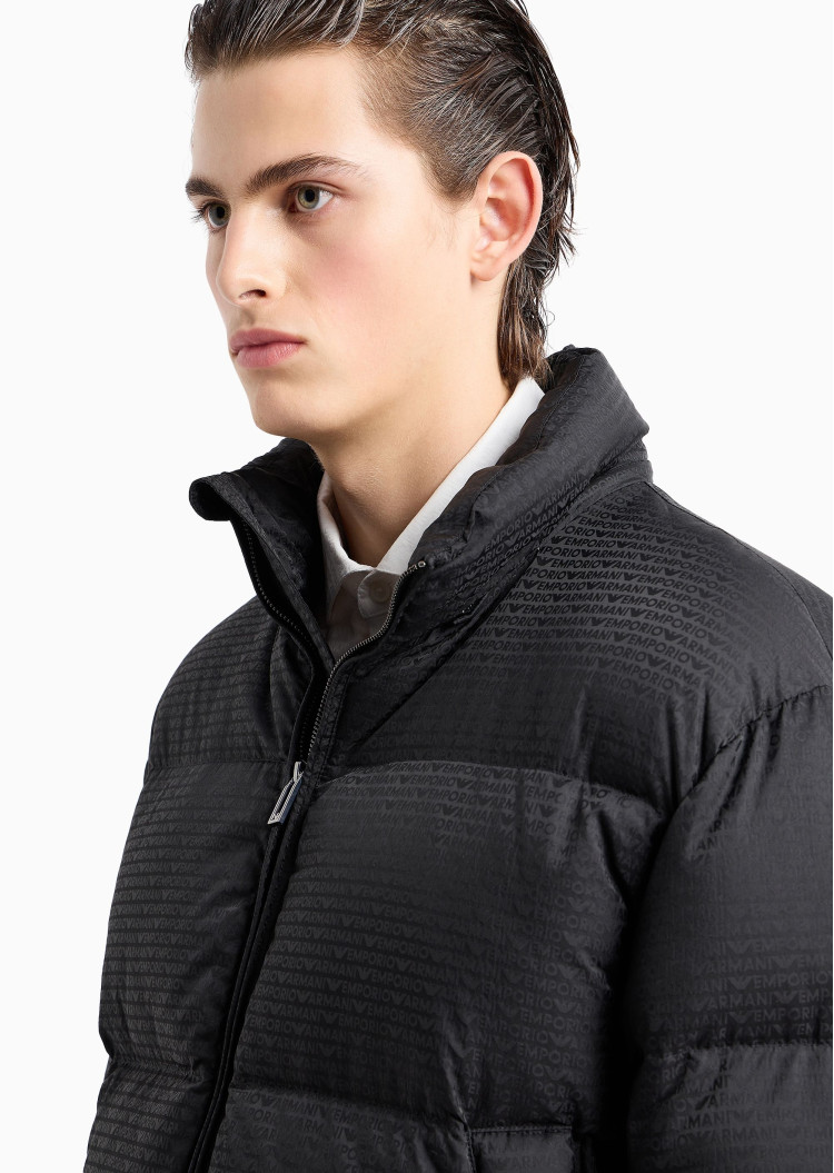 Пуховик Regular fit для чоловіків (477603), колір Чорний - №5