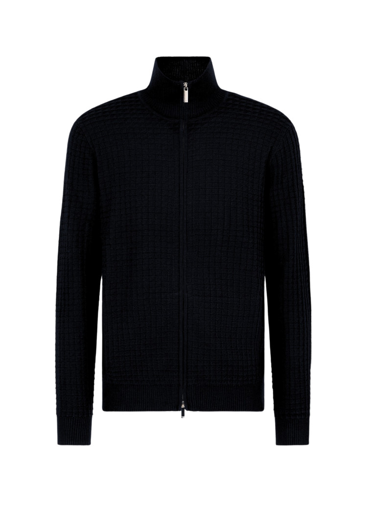 Кофта Regular fit для чоловіків (477604), колір Чорний - №1