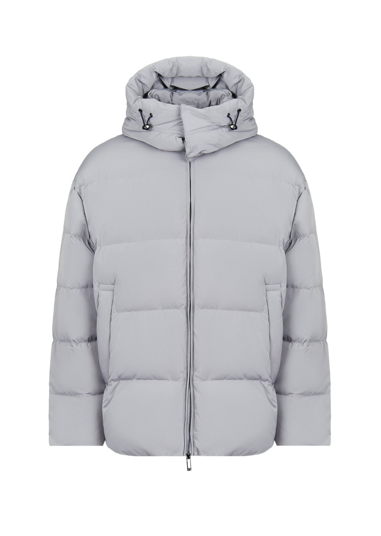 Пуховик Relaxed fit для мужчин (477606), цвет Серый - №1