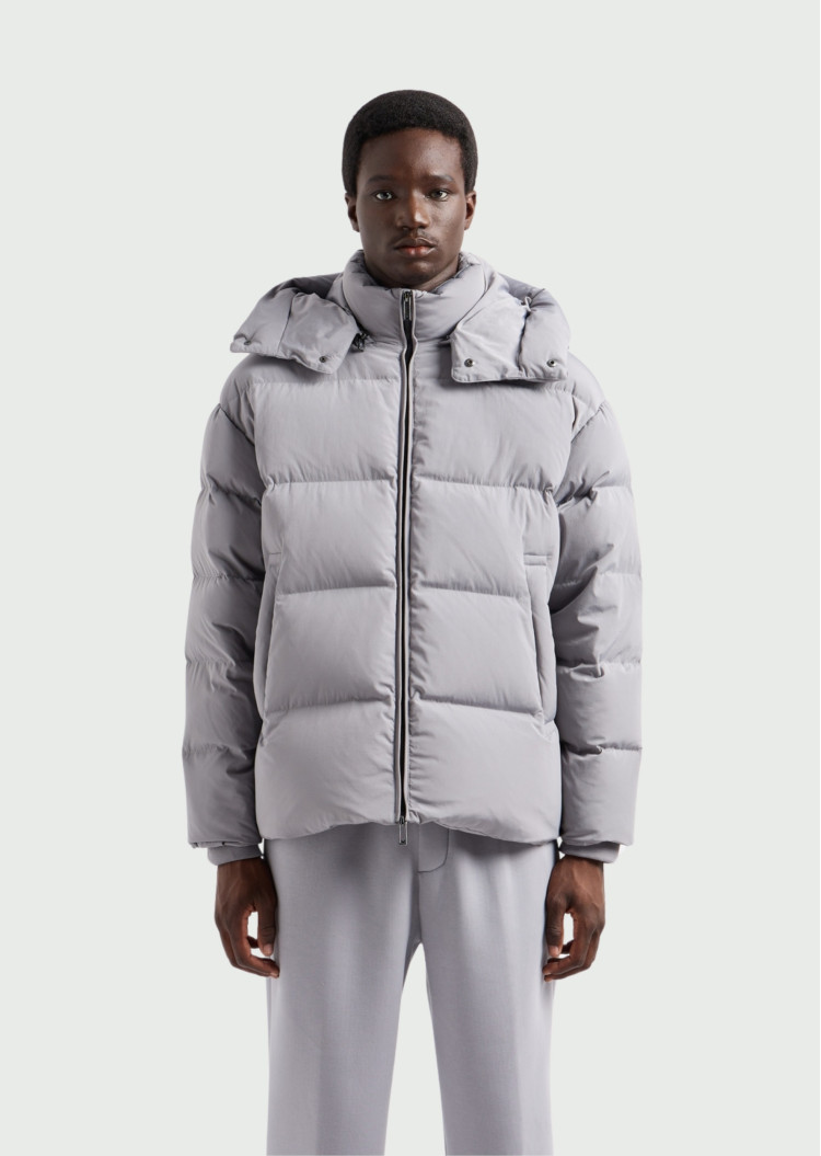 Пуховик Relaxed Fit для мужчин (477606), цвет Серый - №2