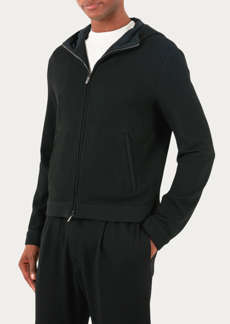 Кофта Regular fit для чоловіків (477610), колір Чорний - №2