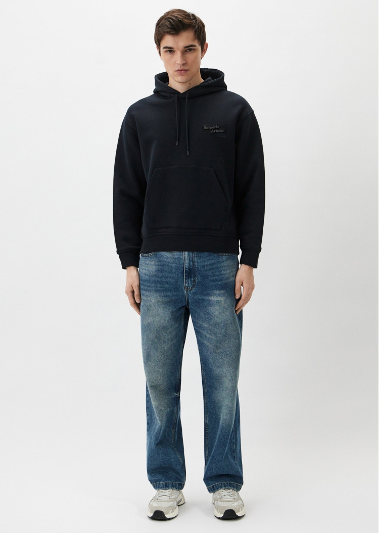 Худи Regular fit для мужчин (477612), цвет Черный - №3
