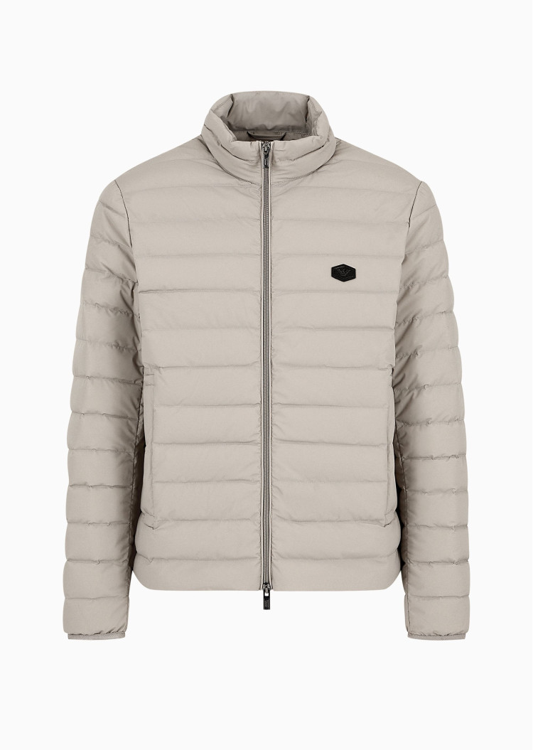 Пуховик тонкий Regular fit для чоловіків (477615), колір Сірий - №1