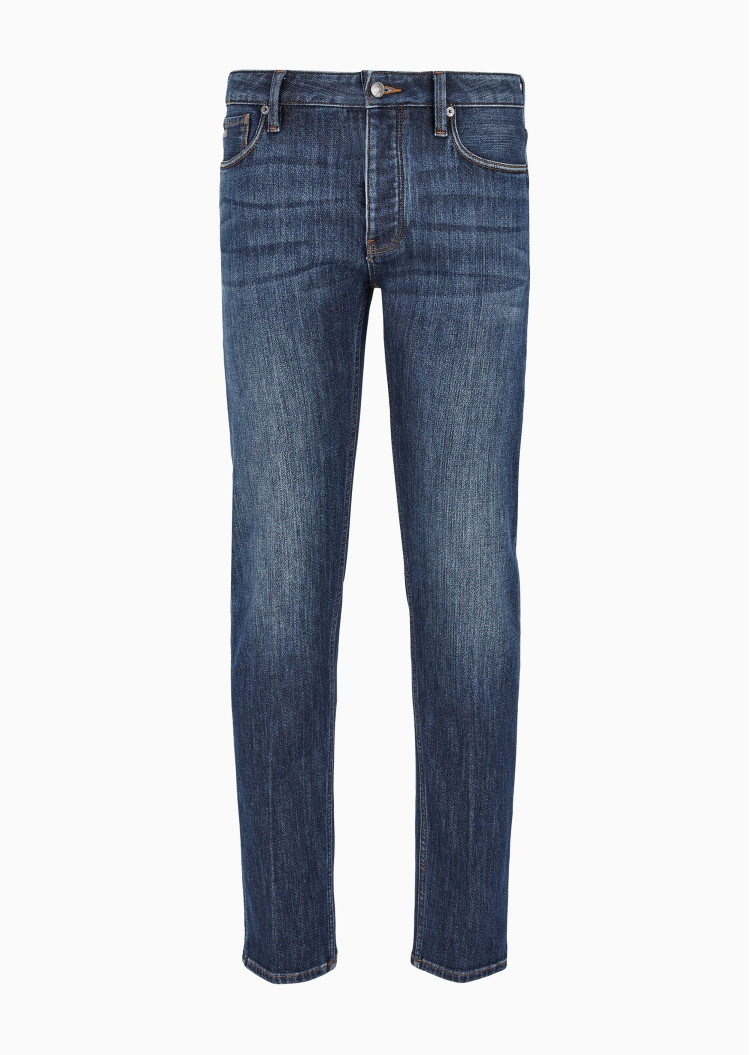 Джинсы Slim Slim fit Низкая для мужчин (477619), цвет Синий - №1