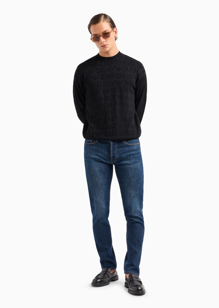 Джинси Slim Slim Fit Низька для чоловіків (477619), колір Синій - №2