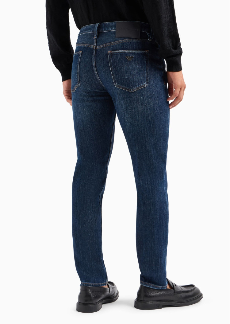 Джинси Slim Slim Fit Низька для чоловіків (477619), колір Синій - №4