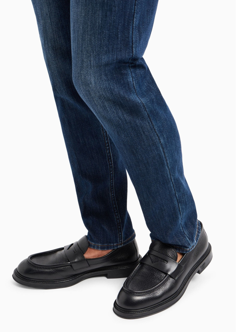 Джинси Slim Slim Fit Низька для чоловіків (477619), колір Синій - №5
