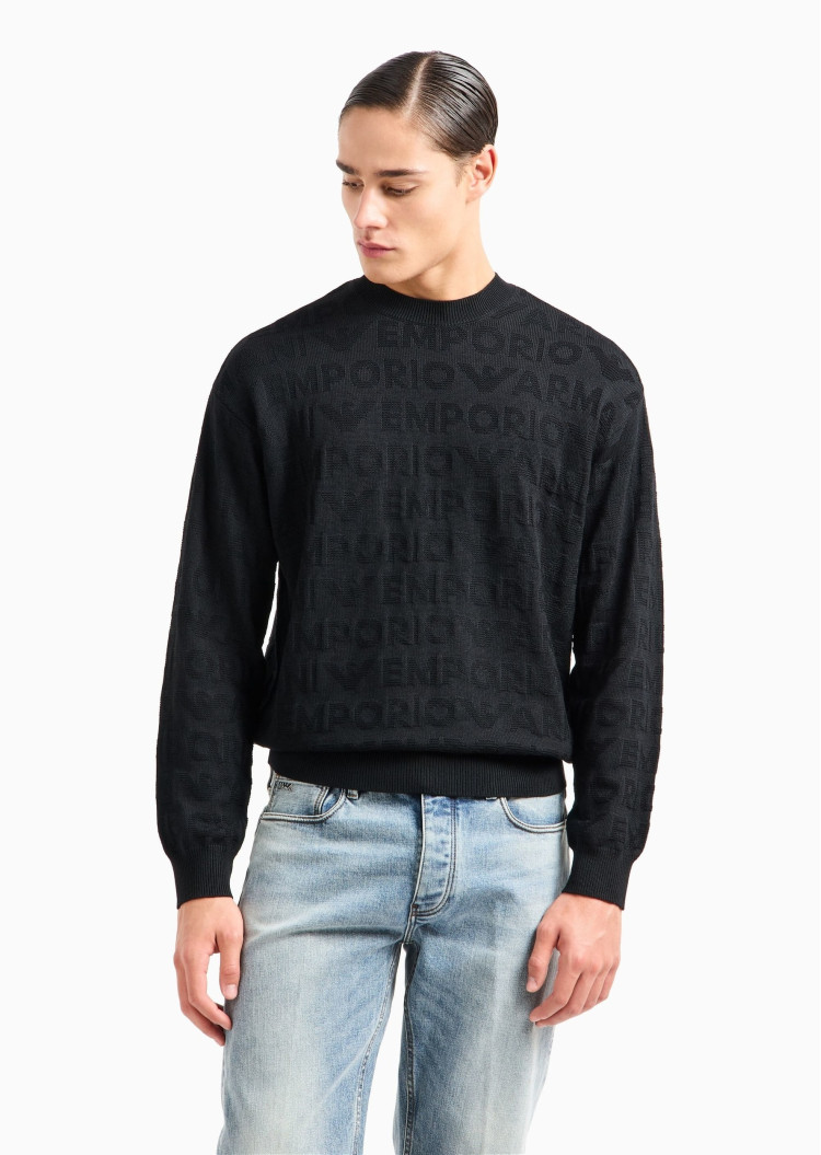 Джемпер Regular Fit для мужчин (477620), цвет Черный - №2