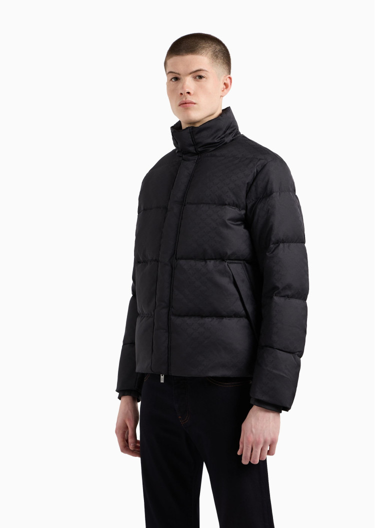 Пуховик Regular fit для чоловіків (477624), колір Чорний - №2