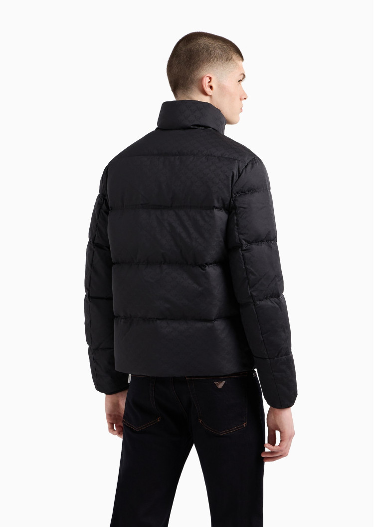 Пуховик Regular fit для чоловіків (477624), колір Чорний - №4