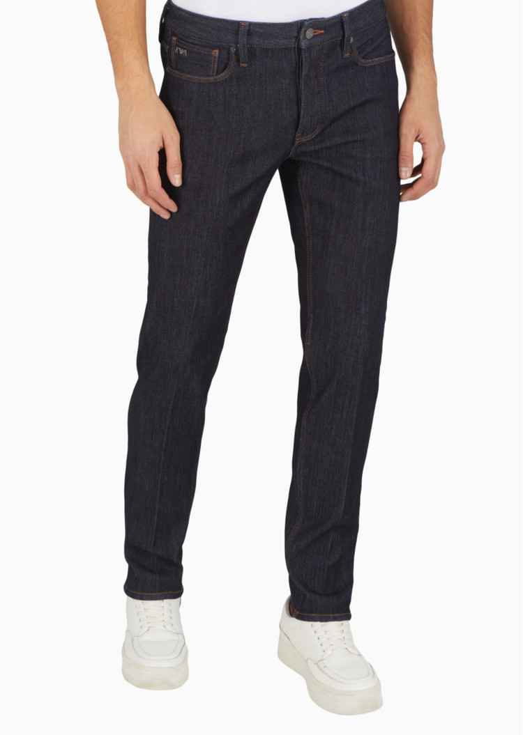 Джинсы Slim Slim fit Низкая для мужчин (477640), цвет Синий - №2