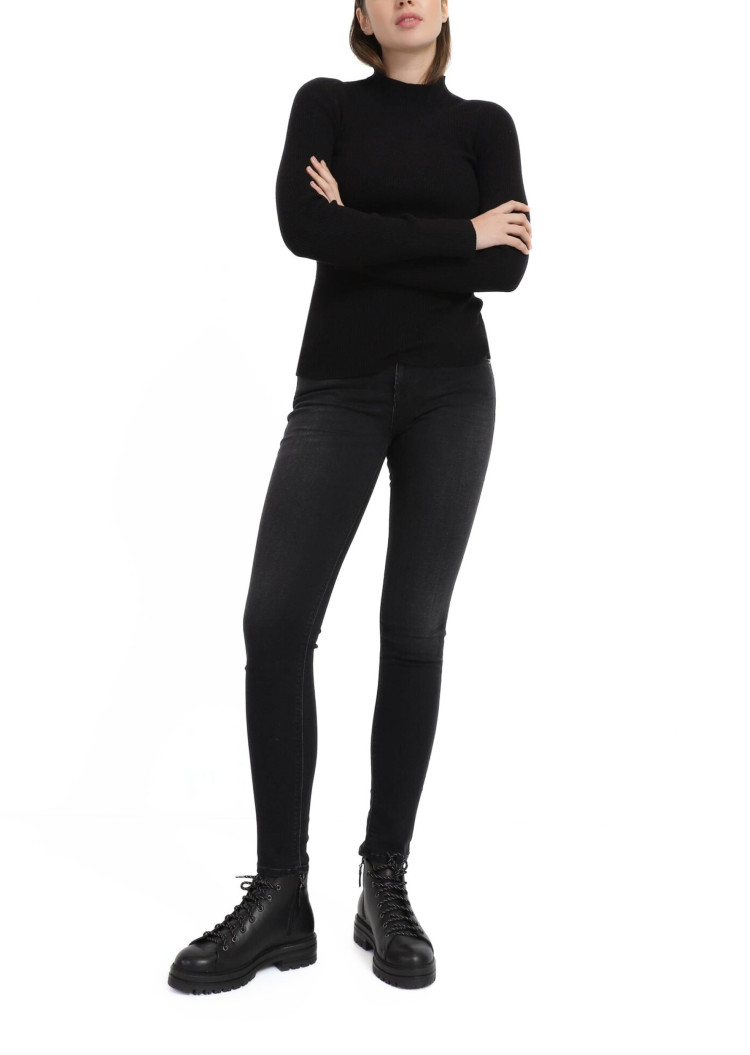 Джемпер Slim Fit для женщин (477665), цвет Черный - №3