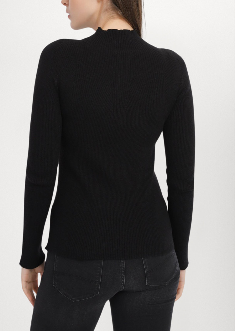 Джемпер Slim fit для женщин (477665), цвет Черный - №4