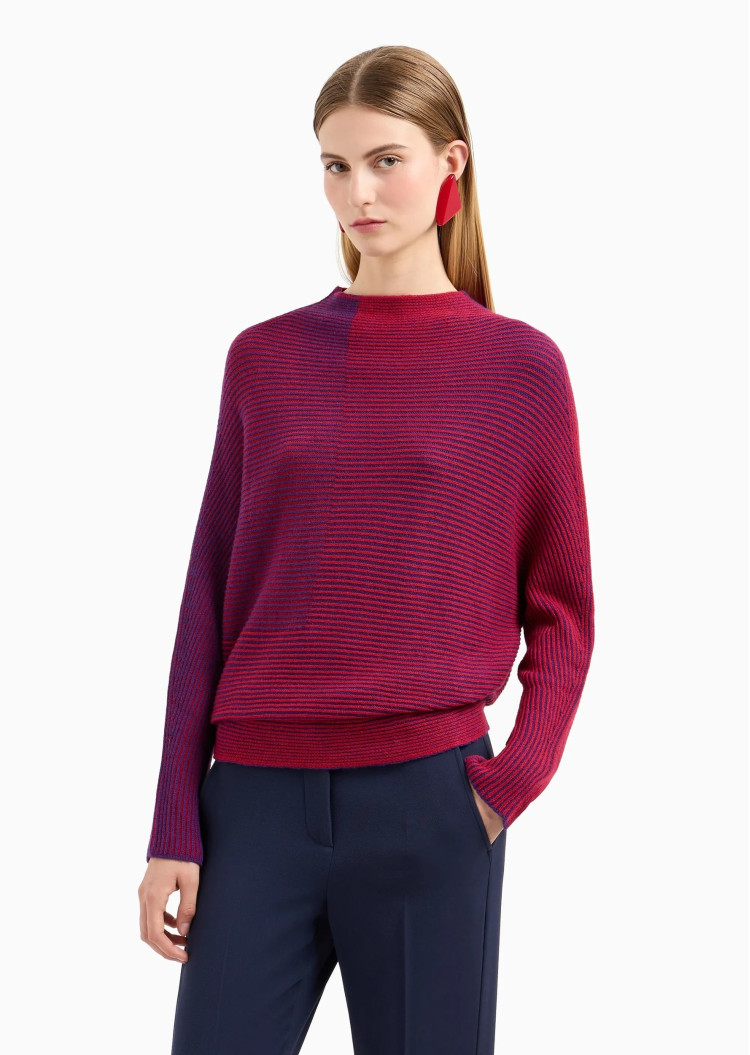 Джемпер Relaxed Fit для жінок (477675), колір Бордовий - №2