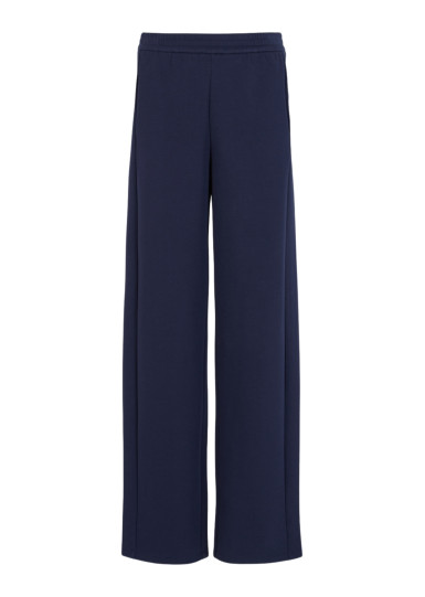 Брюки джерси Regular Fit: классический крой, средняя свобода движений. Высокая