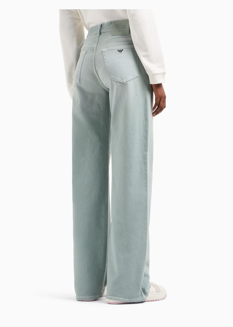 Джинсы Regular Regular fit Средняя для женщин (477681), цвет Зеленый - №4