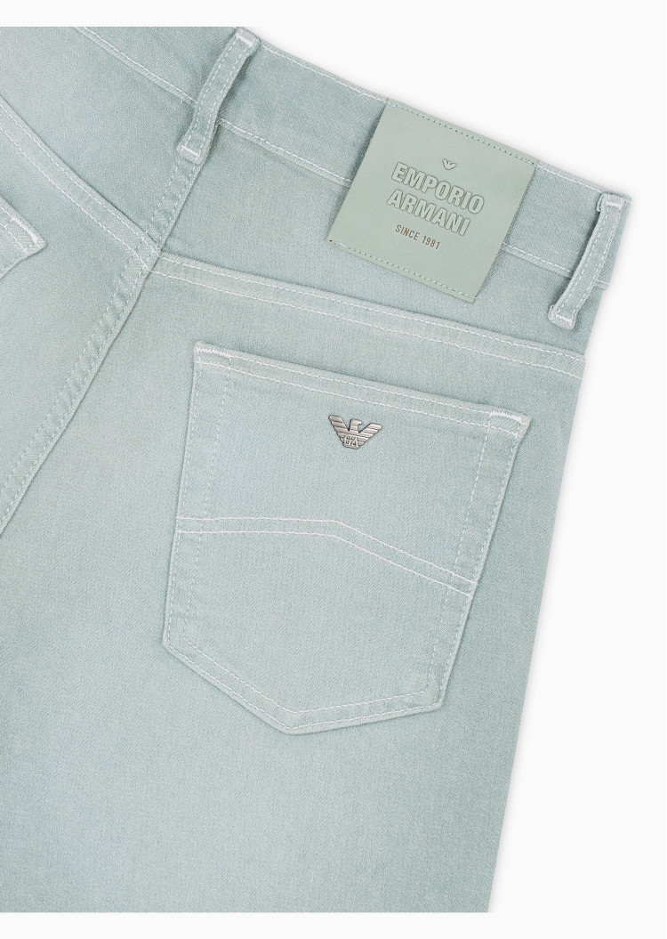 Джинсы Regular Regular fit Средняя для женщин (477681), цвет Зеленый - №6