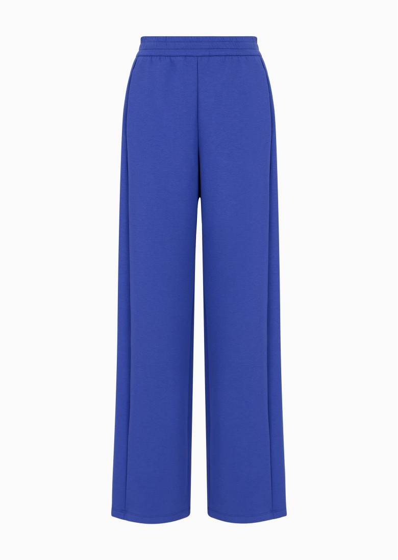 Брюки джерси Regular Fit: классический крой, средняя свобода движений. Высокая