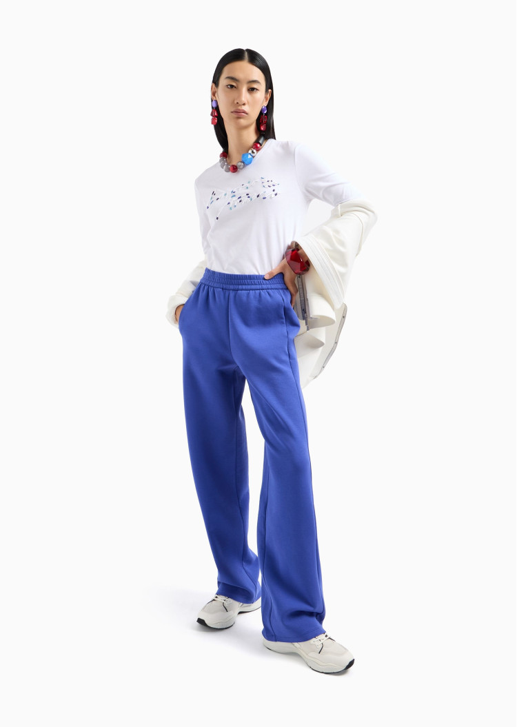 Брюки джерси Regular fit Высокая для женщин (477684), цвет Фиолетовый - №3