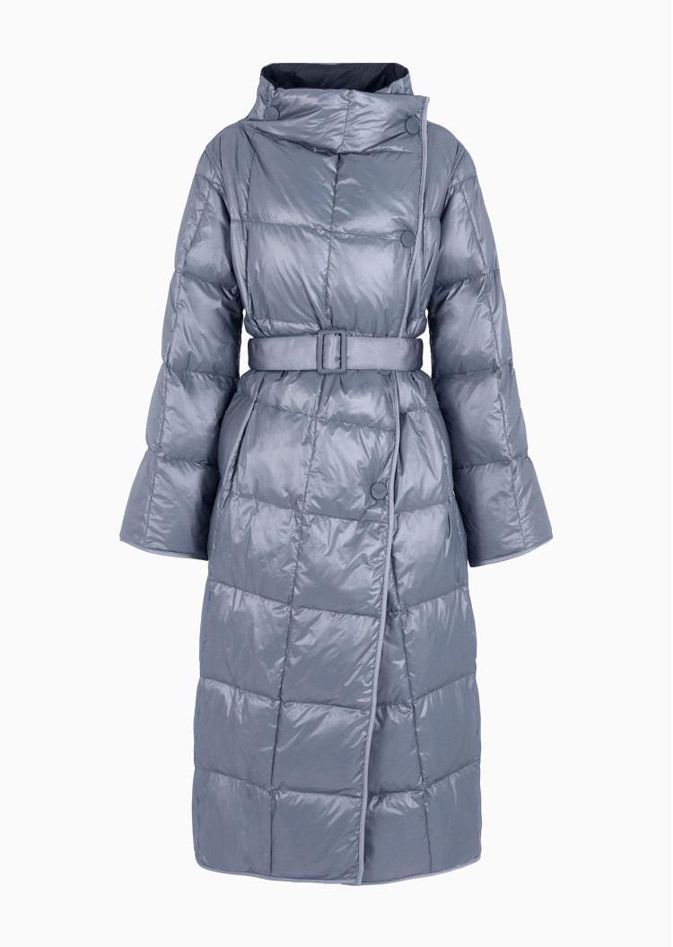Пуховик Regular fit для женщин (477686), цвет Серый - №1