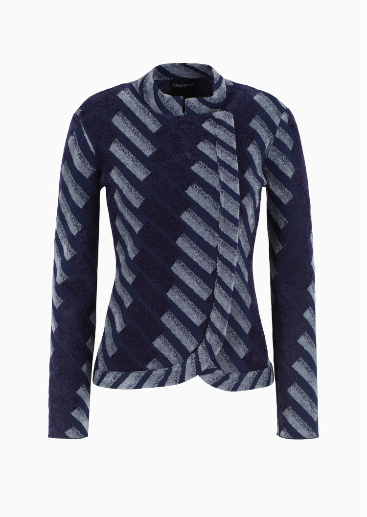 Жакет Slim fit для женщин (477689), цвет Синий - №1