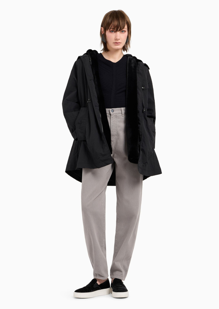 Джинсы Regular Regular fit Высокая для женщин (477692), цвет Серый - №3