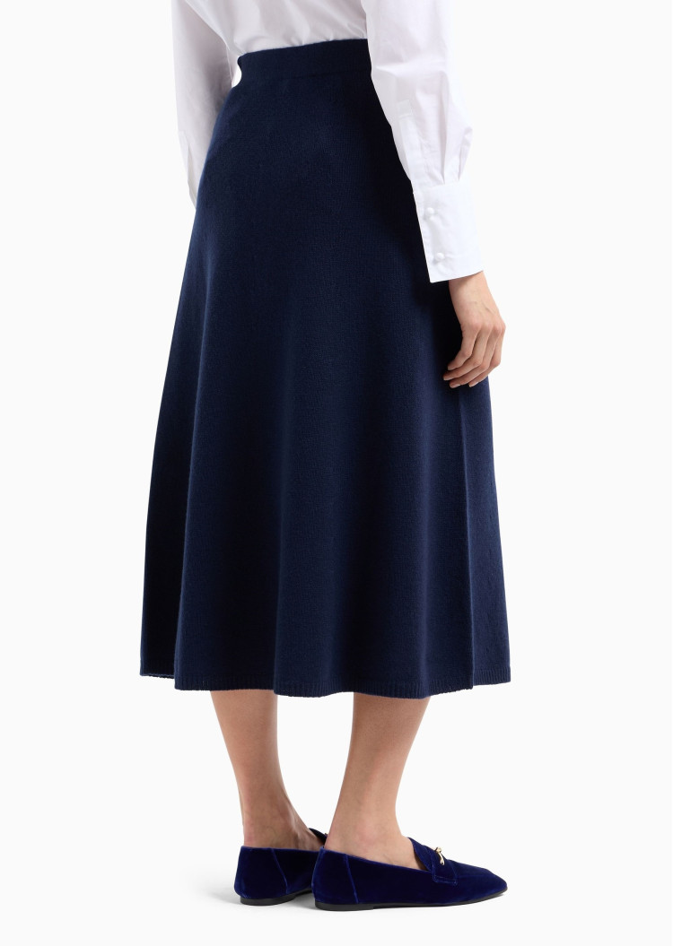 Юбка миди Regular Fit для женщин (477697), цвет Синий - №4