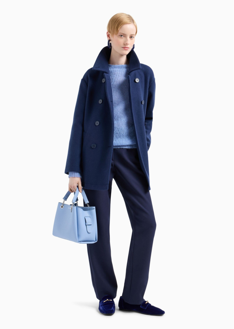 Пальто Regular fit для женщин (477698), цвет Синий - №3