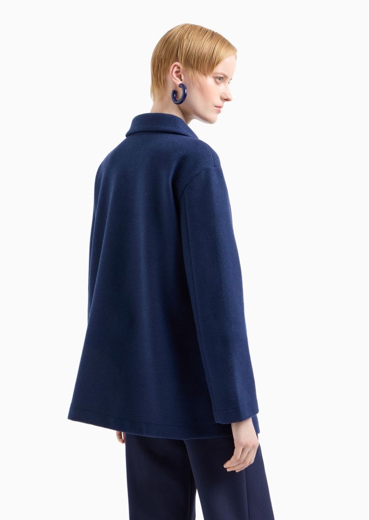 Пальто Regular fit для женщин (477698), цвет Синий - №4