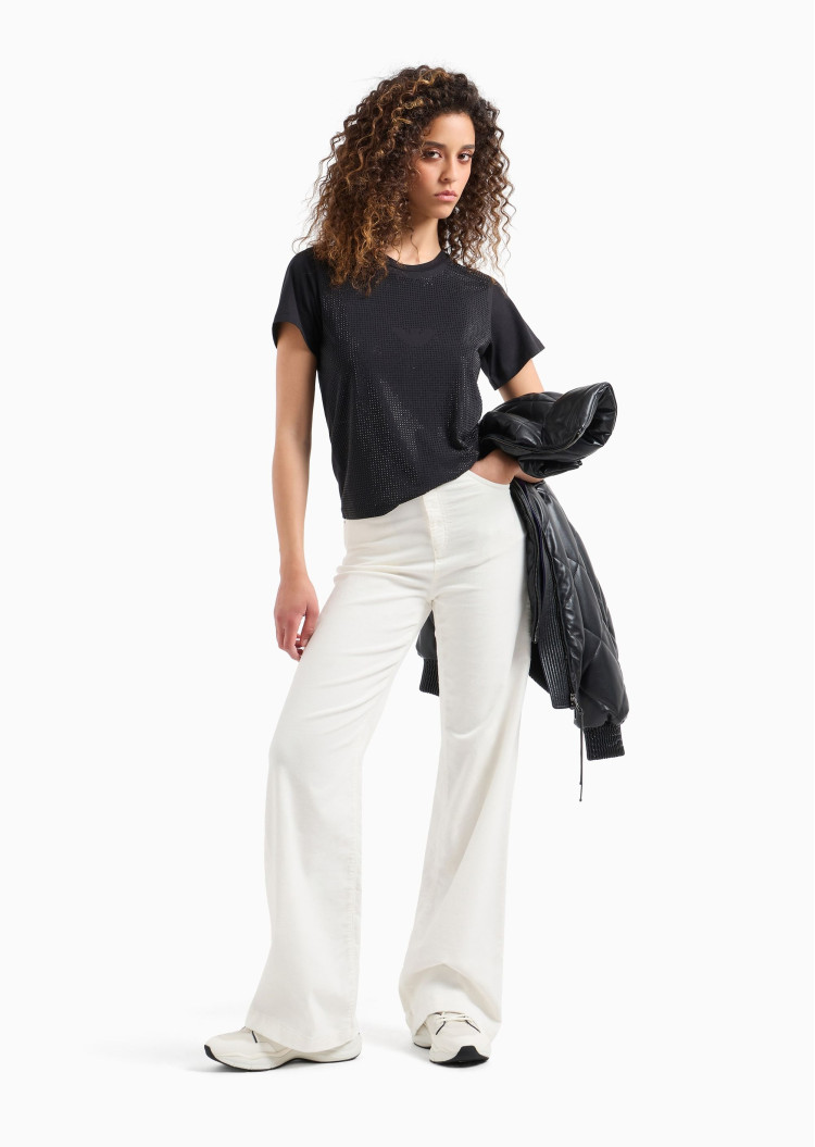 Брюки fashion Regular fit Висока для жінок (477705), колір Білий - №3
