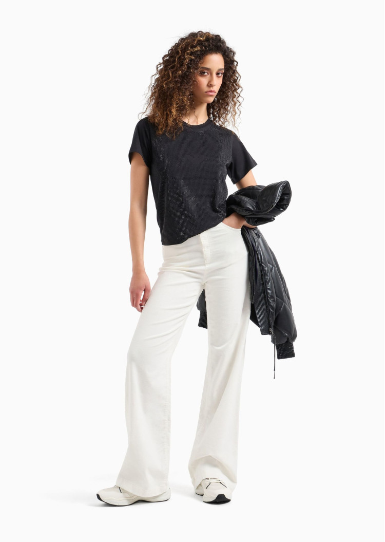 Брюки fashion Regular Fit Висока для жінок (477705), колір Білий - №3