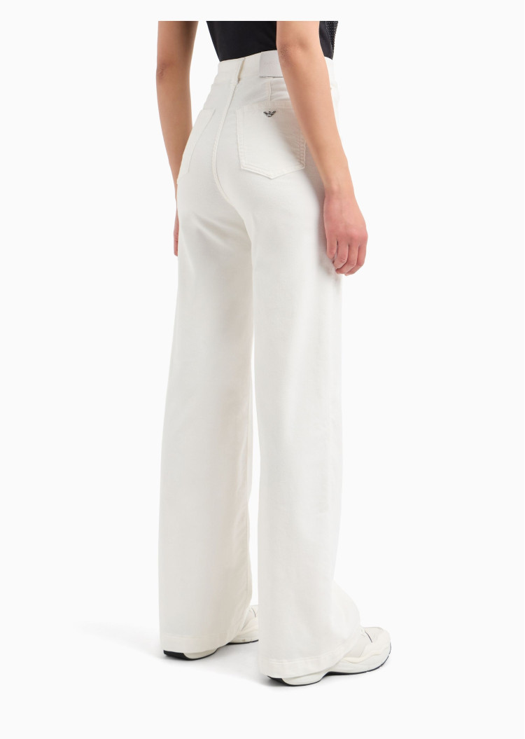 Брюки fashion Regular fit Висока для жінок (477705), колір Білий - №4