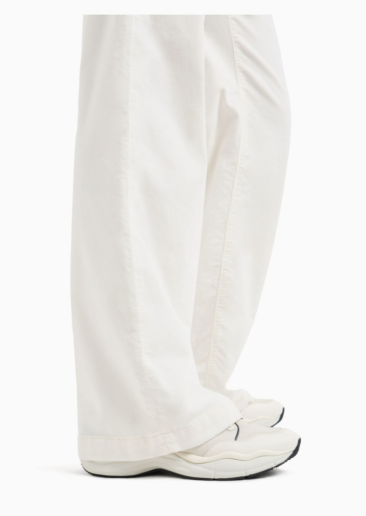 Брюки fashion Regular Fit Висока для жінок (477705), колір Білий - №6