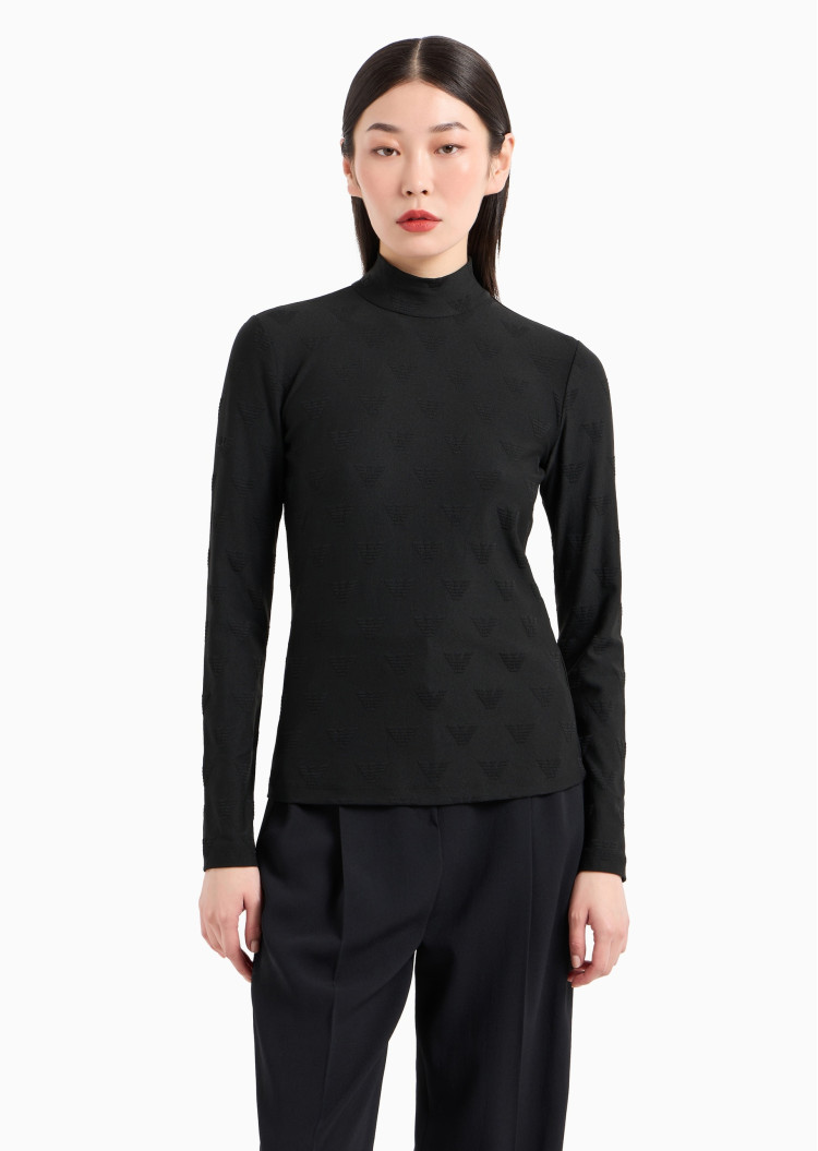 Гольф Slim fit для жінок (477708), колір Чорний - №2