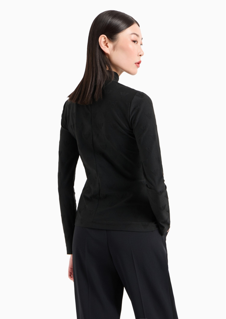 Гольф Slim fit для жінок (477708), колір Чорний - №4