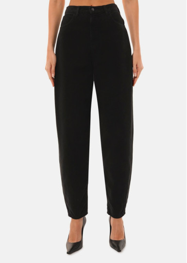 Джинсы Regular Regular Fit: классический крой, средняя свобода движений. Высокая