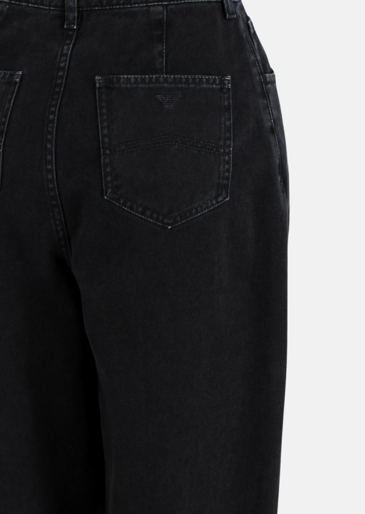 Джинсы Regular Regular fit Высокая для женщин (477717), цвет Черный - №5