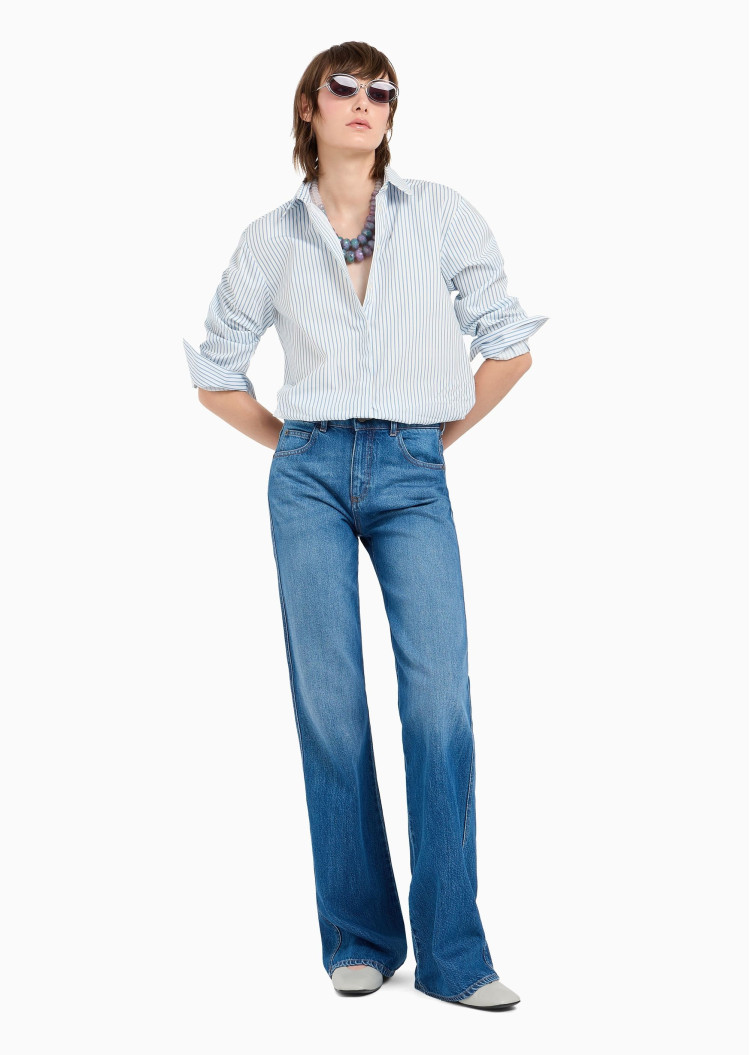Джинсы Regular Regular fit Средняя для женщин (477725), цвет Синий - №3