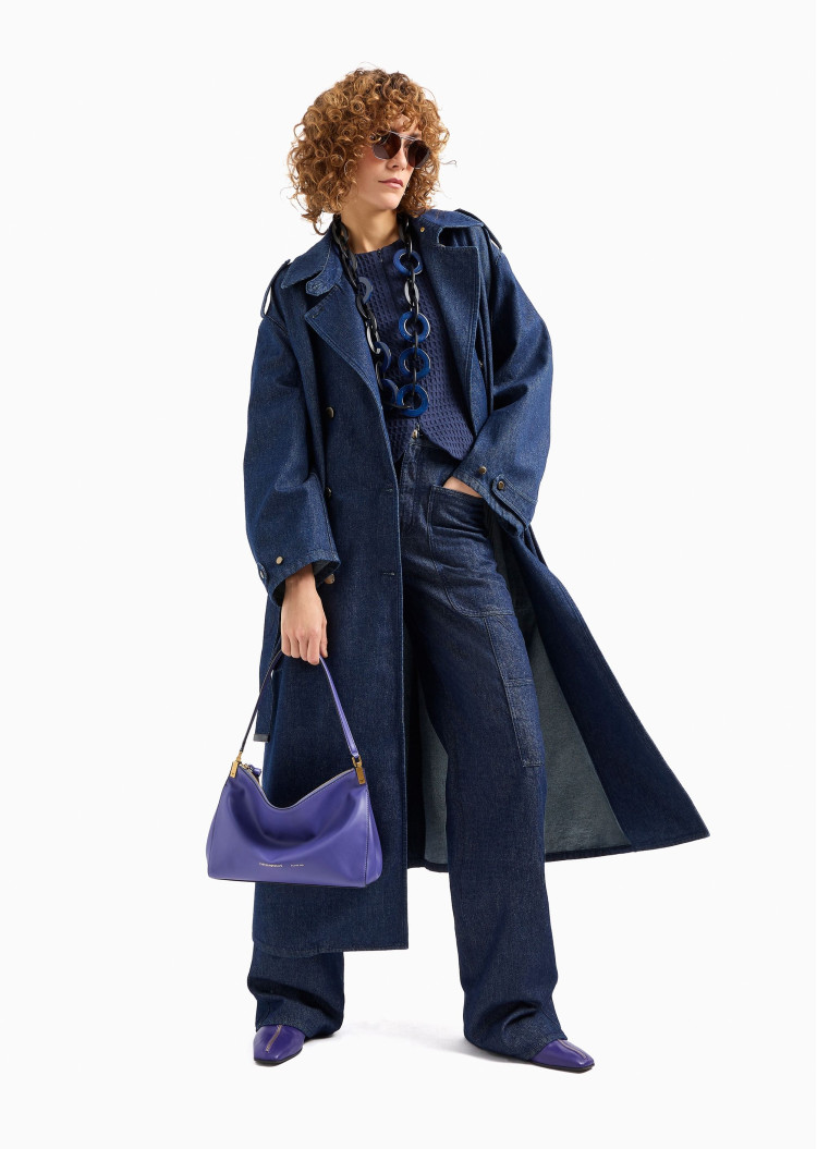 Джинсы Regular Regular fit Высокая для женщин (477730), цвет Синий - №3