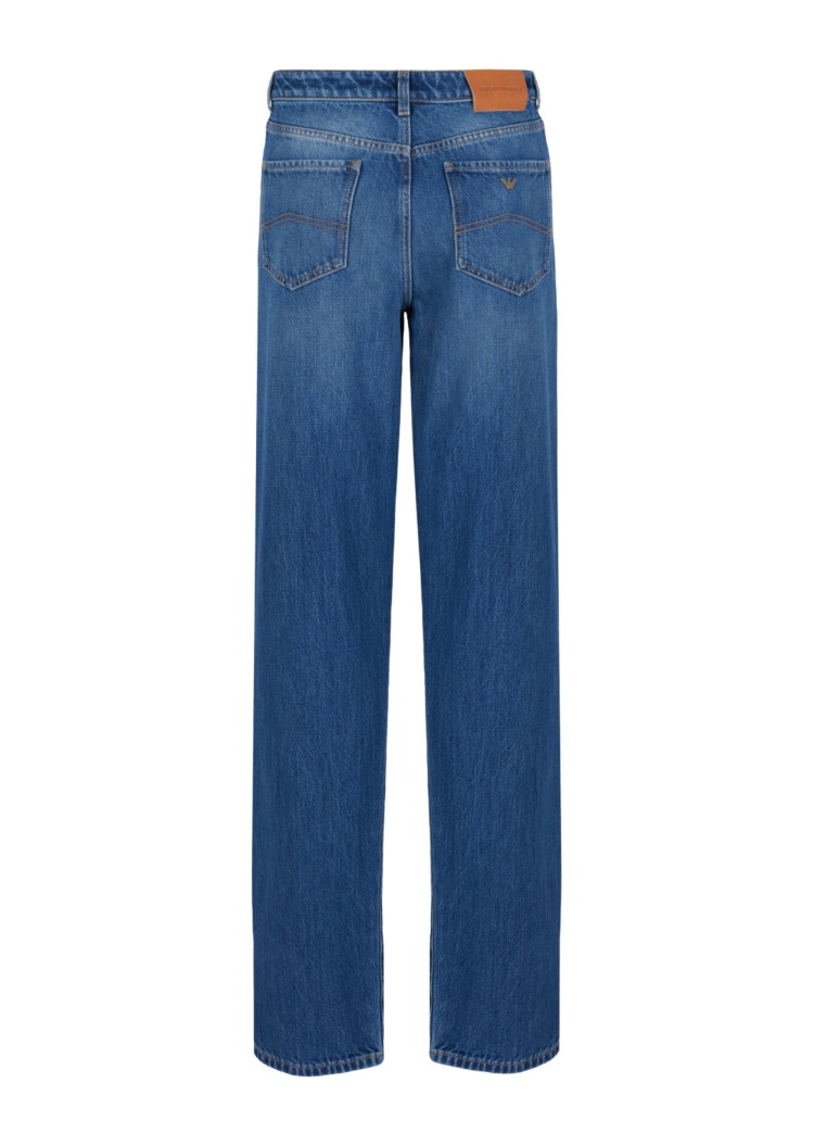 Джинсы Regular Regular fit Высокая для женщин (477731), цвет Синий - №3