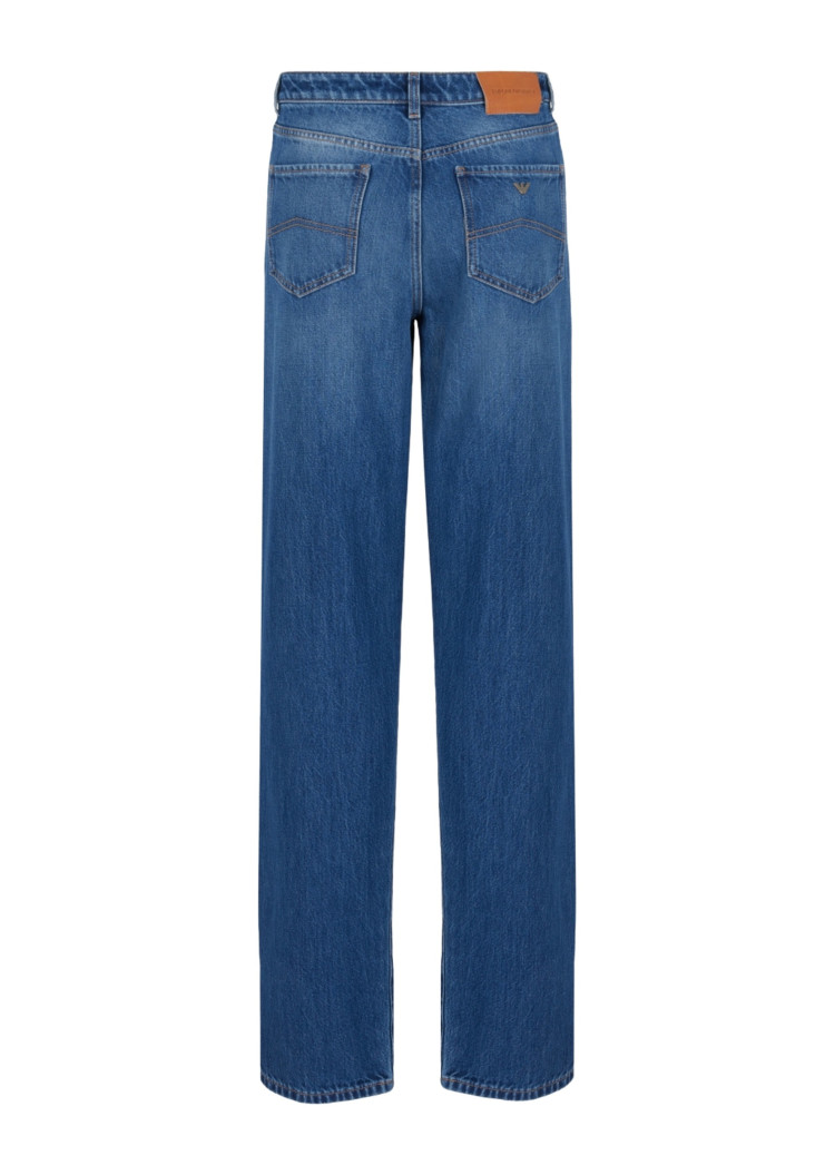 Джинсы Regular Regular Fit Высокая для женщин (477731), цвет Синий - №3