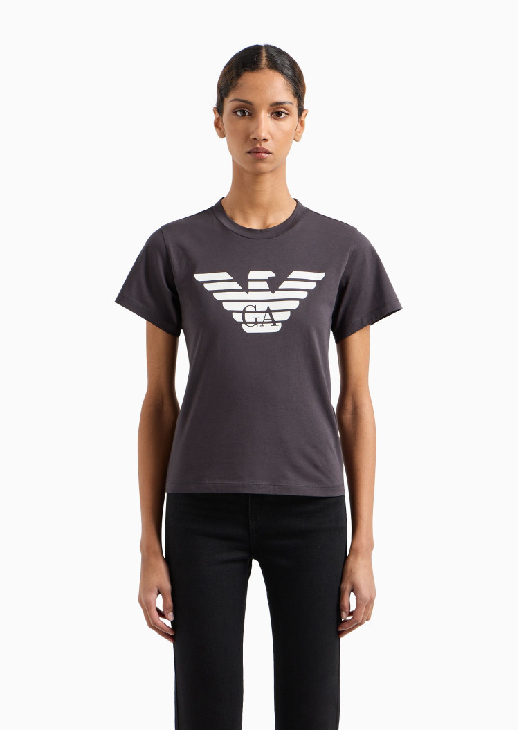 Футболка Slim fit для жінок (477741), колір Чорний - №2