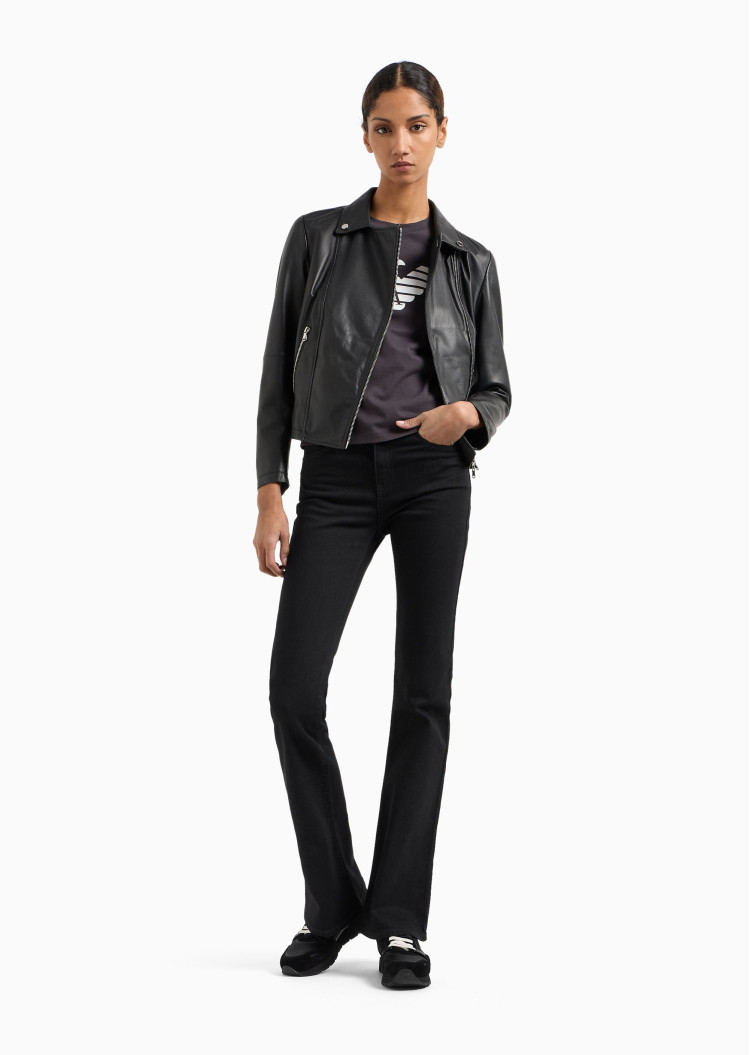 Футболка Slim fit для жінок (477741), колір Чорний - №3