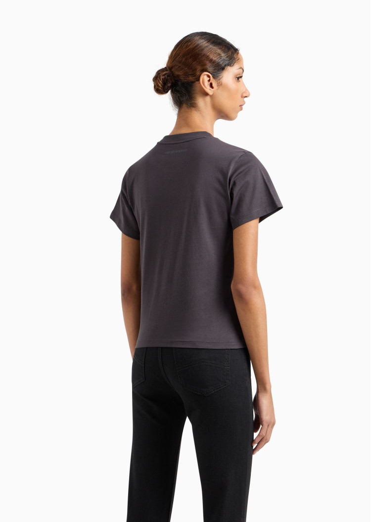 Футболка Slim fit для жінок (477741), колір Чорний - №4