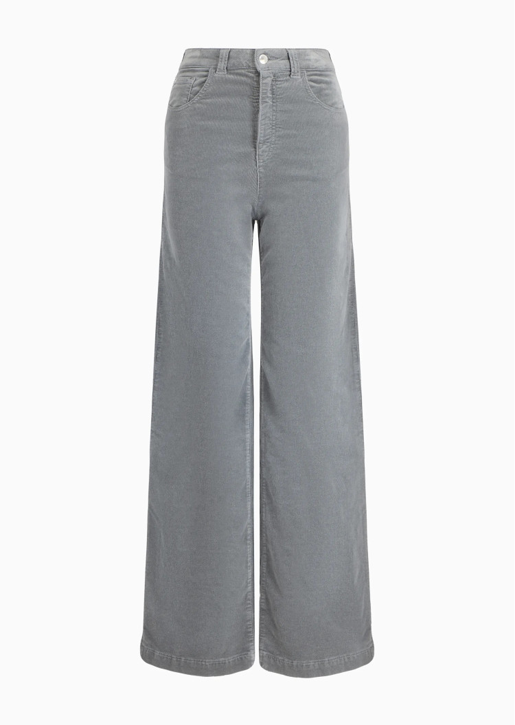 Брюки fashion Regular fit Висока для жінок (477742), колір Сірий - №1