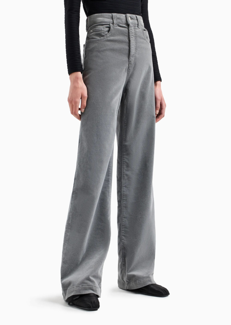 Брюки fashion Regular fit Висока для жінок (477742), колір Сірий - №2